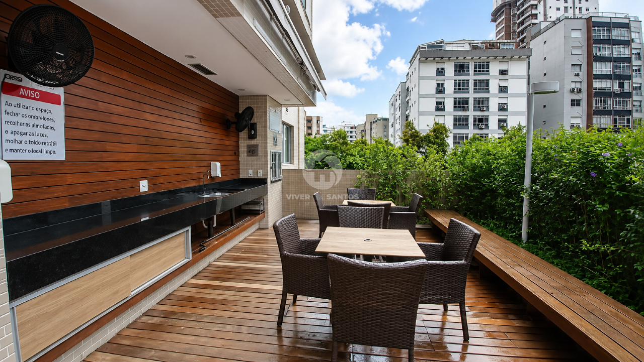 Apartamento com 3 quartos - Santos em José Menino, Santos — foto 18
