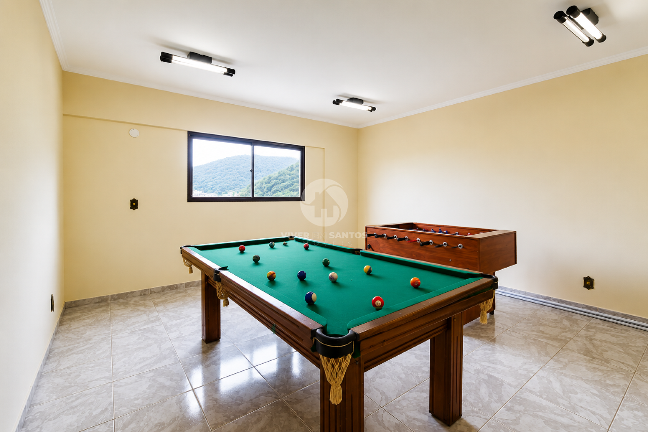 Apartamento em andar alto de 2 dormitórios e dependência de serviço no Marapé - Santos/SP em Marapé, Santos — foto 21