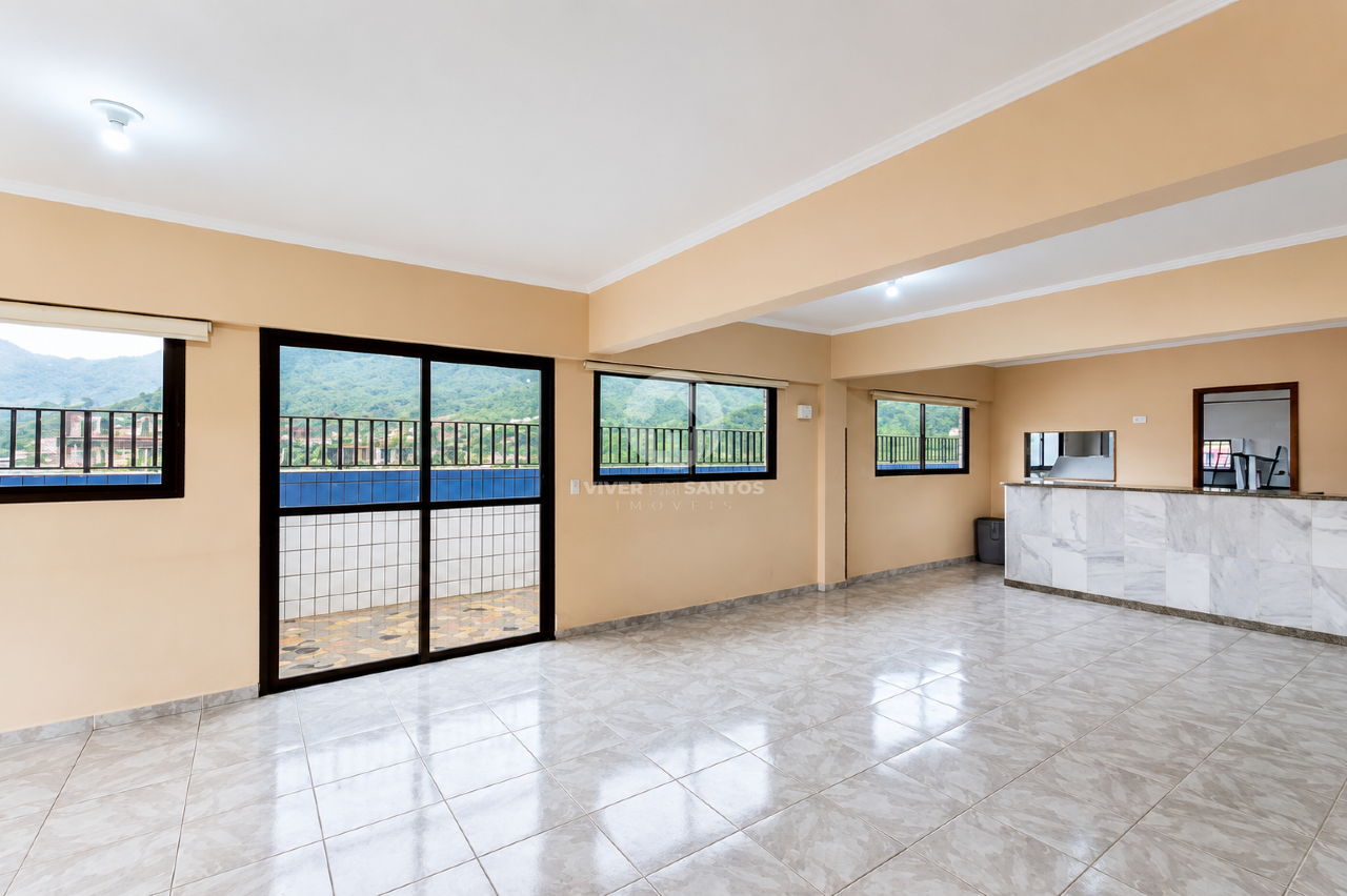 Apartamento em andar alto de 2 dormitórios e dependência de serviço no Marapé - Santos/SP em Marapé, Santos — foto 22