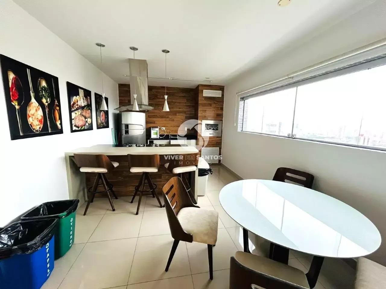 Apartamento, 2 Dormitórios, Varanda, Planejados e Vaga na Avenida Ana Costa – Santos/SP em Vila Mathias, Santos — foto 22
