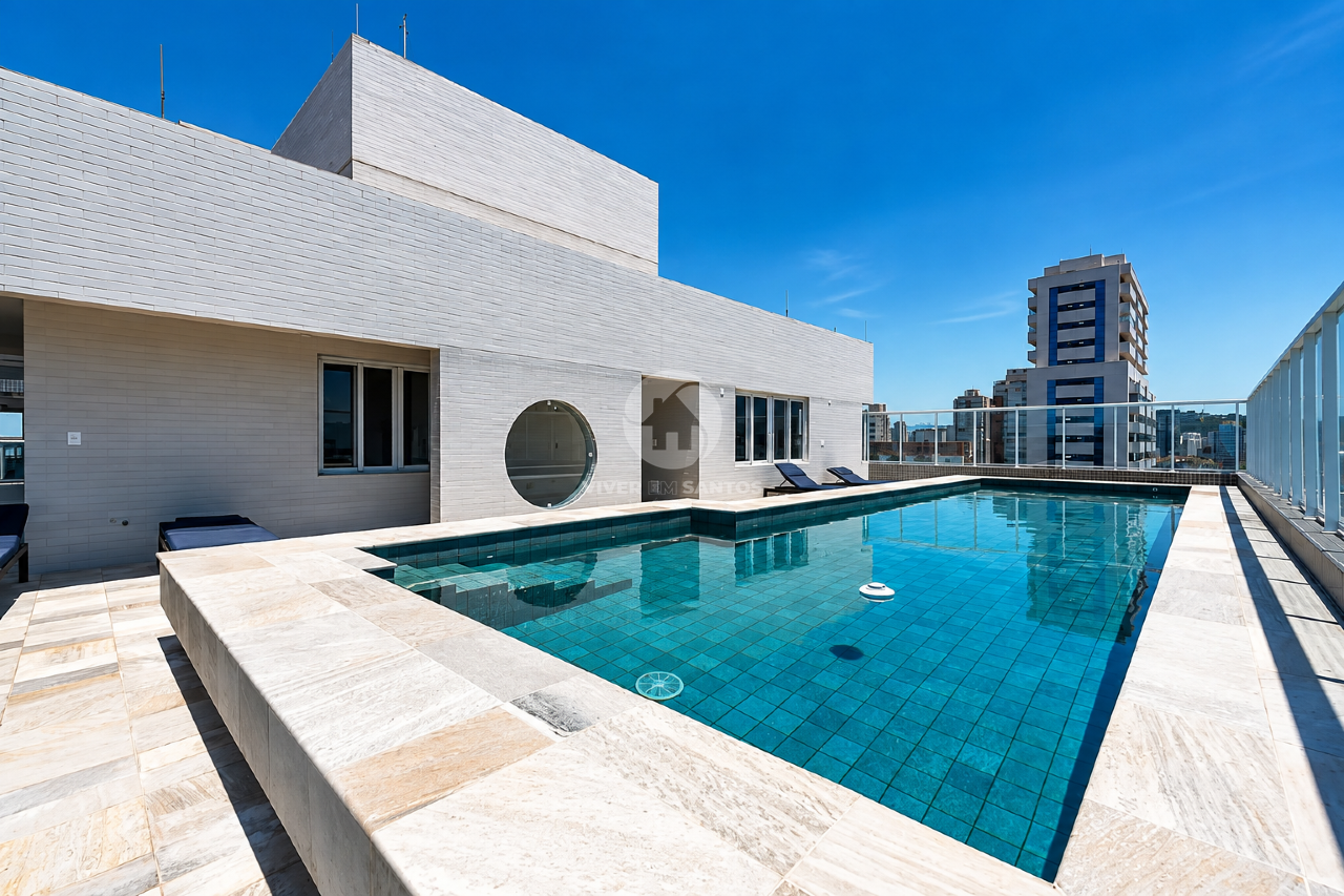 Apartamento 1 quarto com Lazer Completo no Boqueirão- Santos em Boqueirão, Santos — foto 21