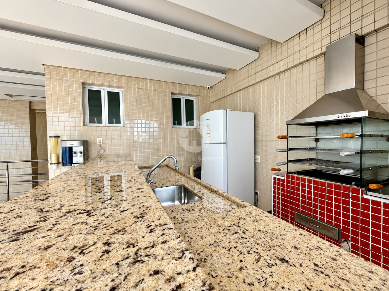 Apartamento Mobiliado 52 m², 1 Dormitório, Varanda com Vista Livre, Vaga e Lazer Completo no Gonzaga – Santos/SP em Gonzaga, Santos — foto 28
