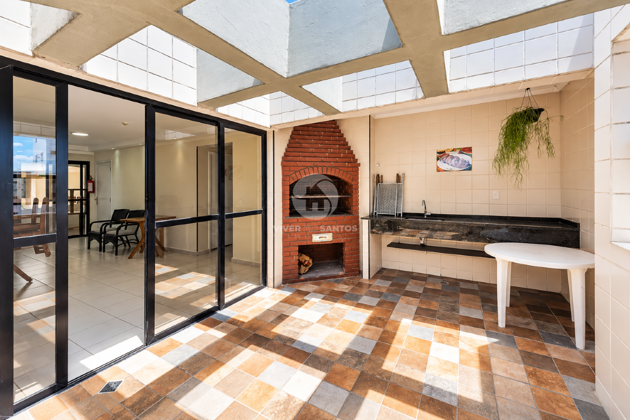 Apartamento com 3 Quartos com vista livre no Gonzaga em Santos em Gonzaga, Santos — foto 24