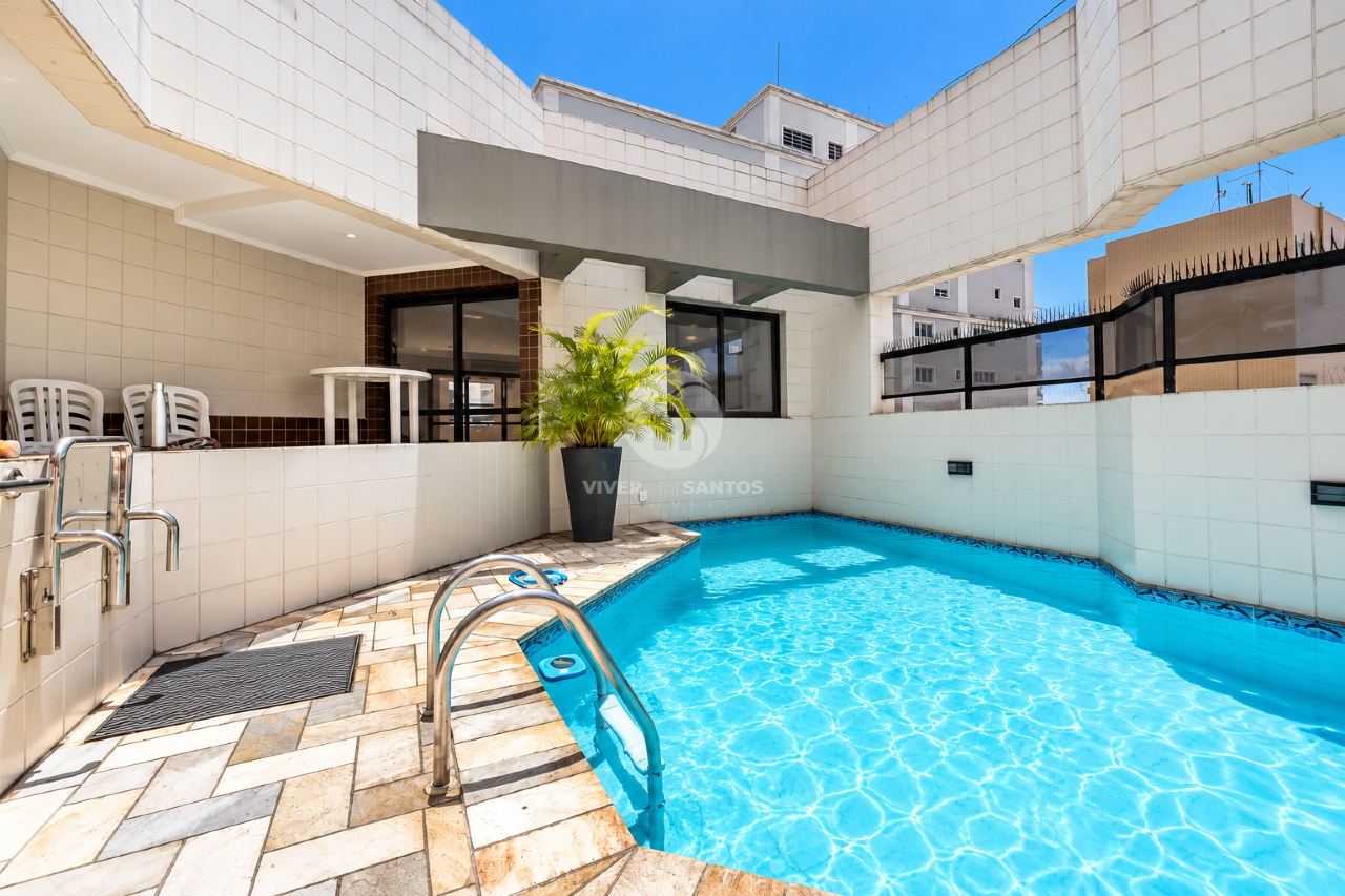 Apartamento com 3 Quartos com vista livre no Gonzaga em Santos em Gonzaga, Santos — foto 21
