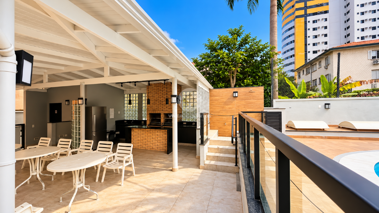 Apartamento 3 Dormitórios, 2 Vagas e Vista Livre na Pompéia - Santos SP em Pompéia, Santos — foto 27