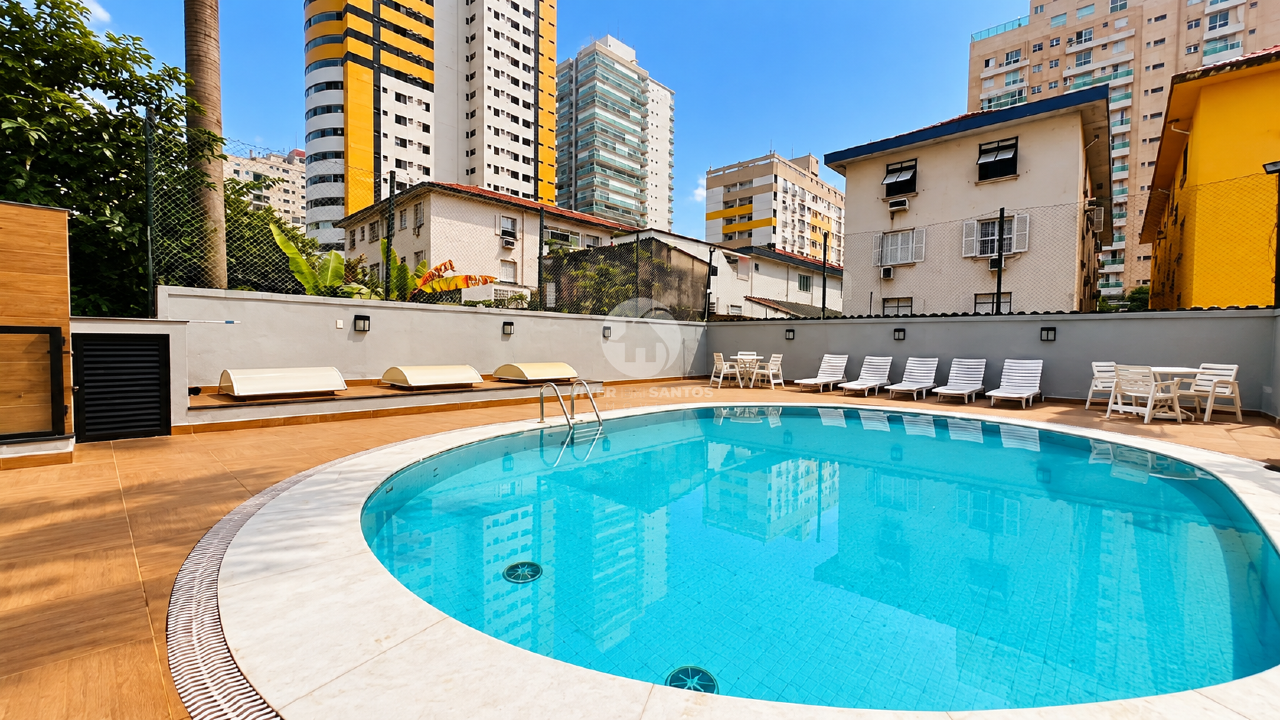 Apartamento 3 Dormitórios, 2 Vagas e Vista Livre na Pompéia - Santos SP em Pompéia, Santos — foto 24