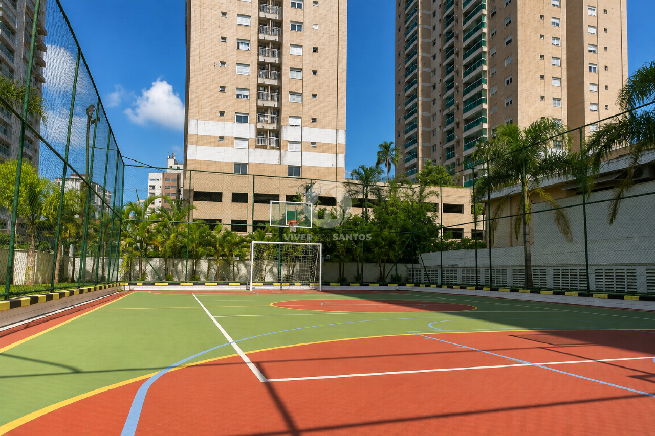 Apartamento mobiliado de 3 quartos, 1 suite, com varanda gourmet na Ponta da Praia. em Ponta da Praia, Santos — foto 34