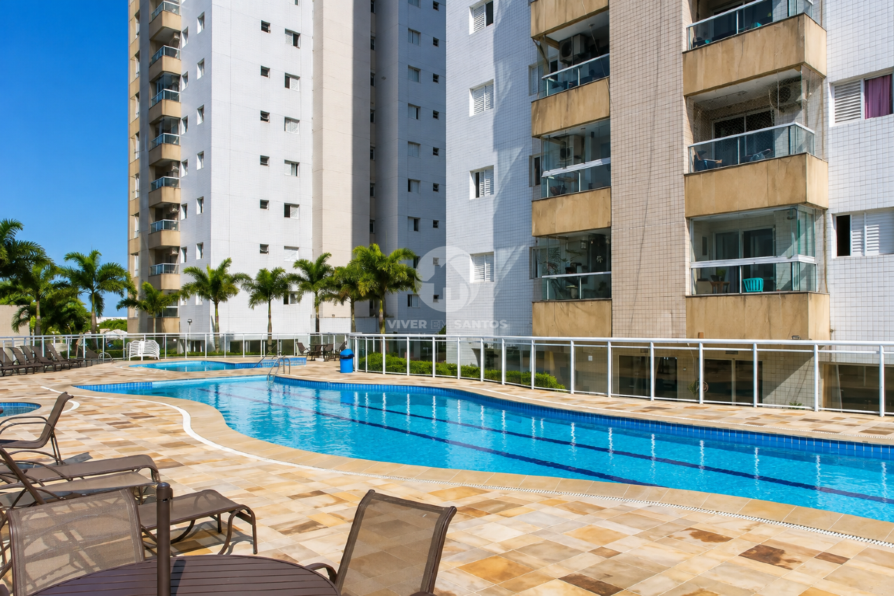 Apartamento mobiliado de 3 quartos, 1 suite, com varanda gourmet na Ponta da Praia. em Ponta da Praia, Santos — foto 29