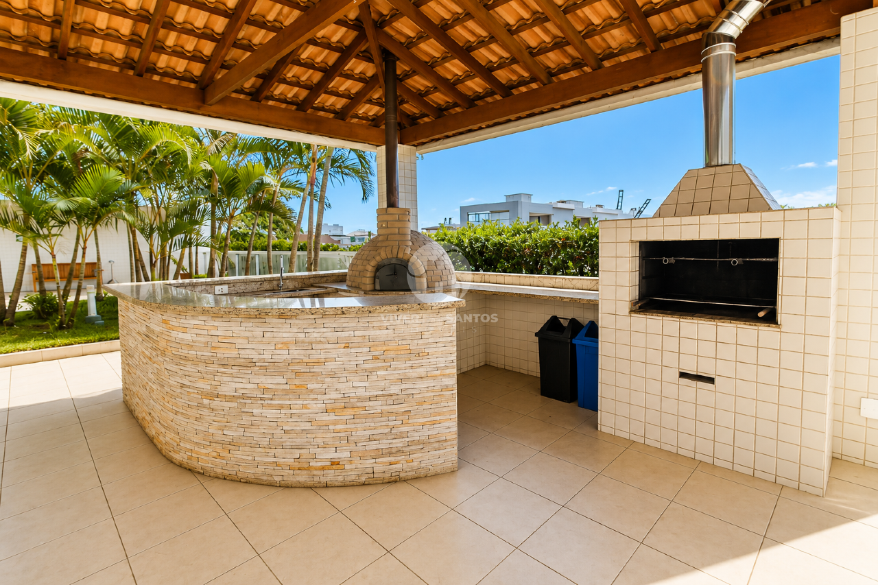 Apartamento mobiliado de 3 quartos, 1 suite, com varanda gourmet na Ponta da Praia. em Ponta da Praia, Santos — foto 40