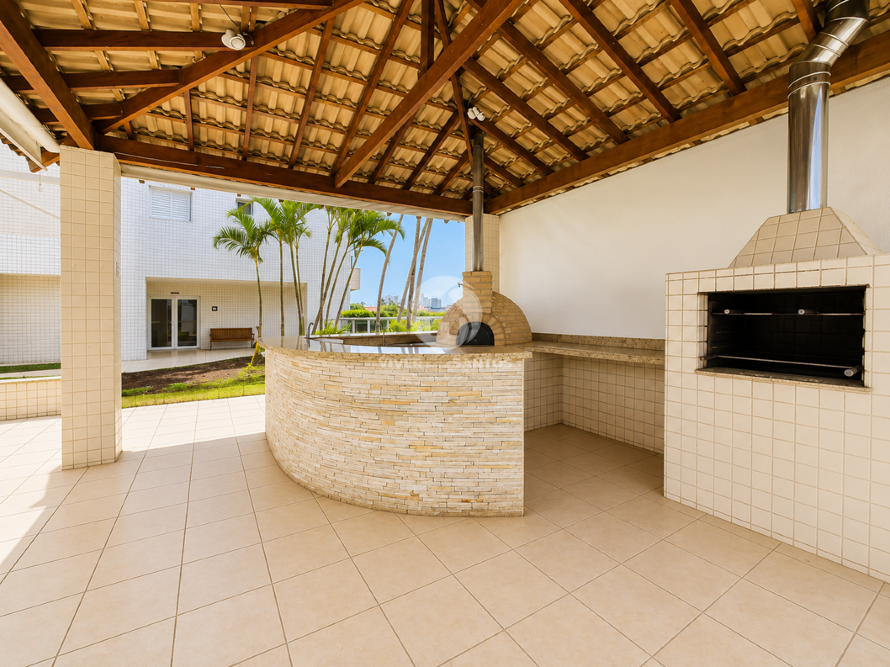 Apartamento mobiliado de 3 quartos, 1 suite, com varanda gourmet na Ponta da Praia. em Ponta da Praia, Santos — foto 39