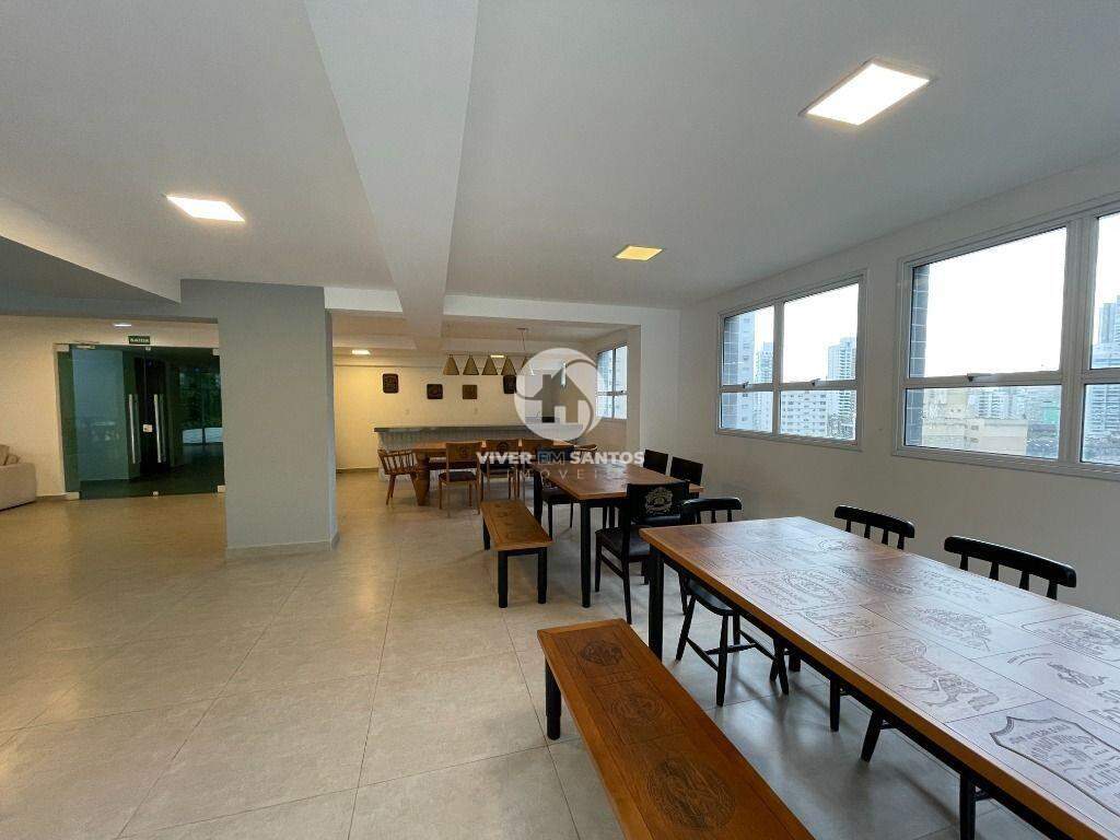 APARTAMENTO A VENDA NO MARAÉ, 02 SUÍTES, VAGA DE GARAGEM E LAZER. em Marapé, Santos — foto 16