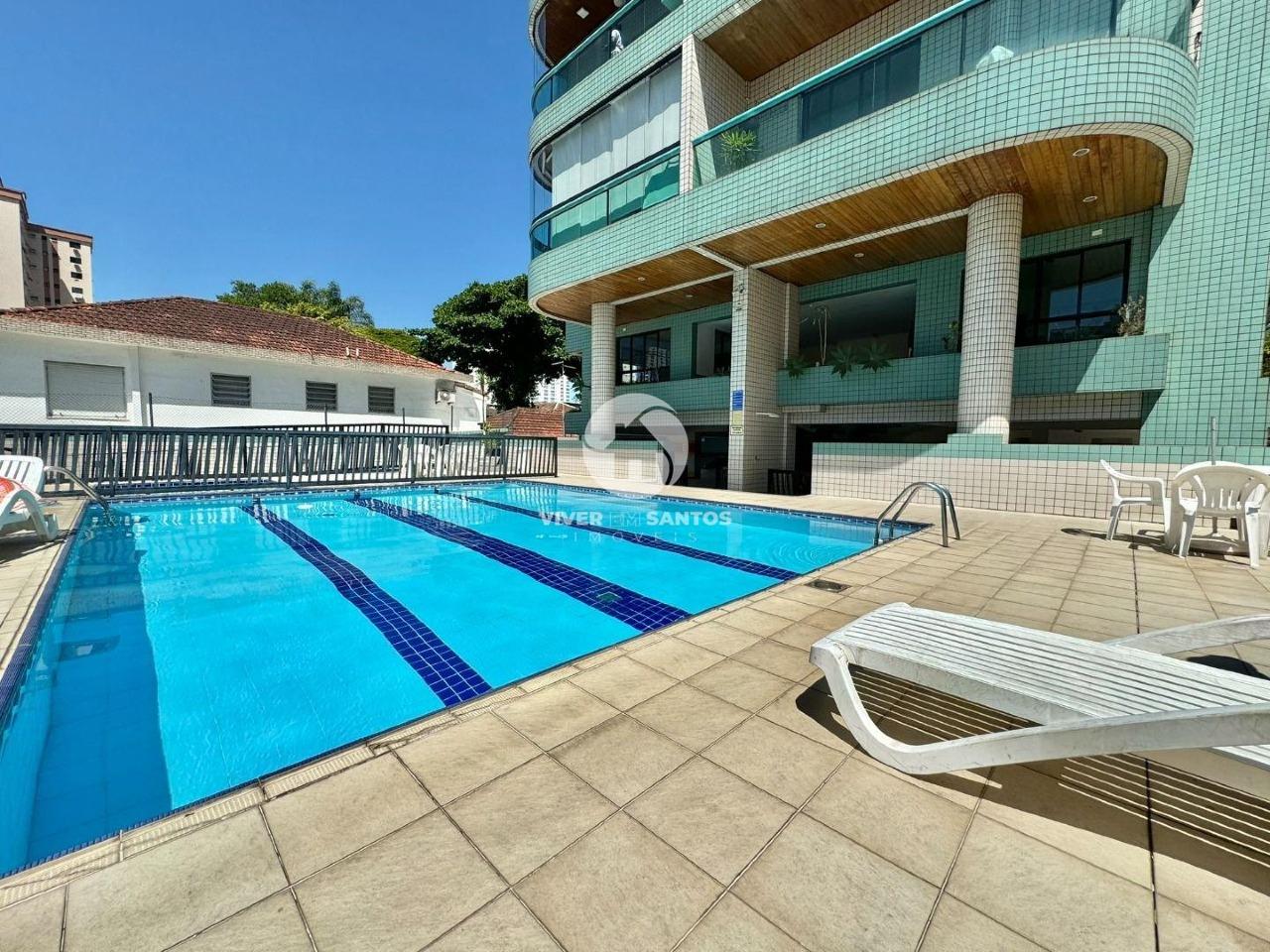 Apartamento 3 quartos, dependência, duas vagas demarcadas e lazer no Embaré em Embaré, Santos — foto 28