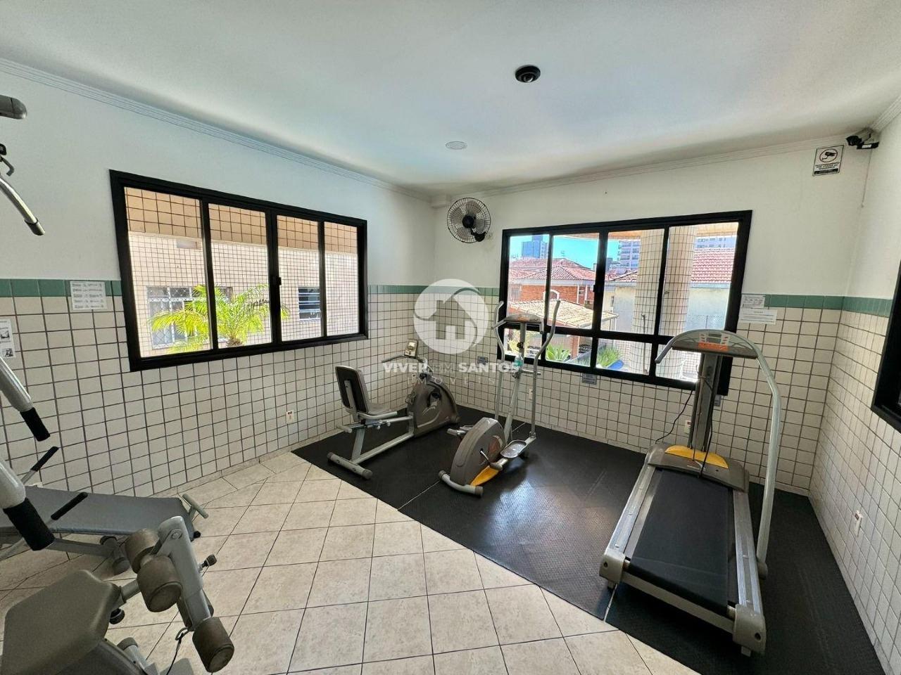 Apartamento 3 quartos, dependência, duas vagas demarcadas e lazer no Embaré em Embaré, Santos — foto 31
