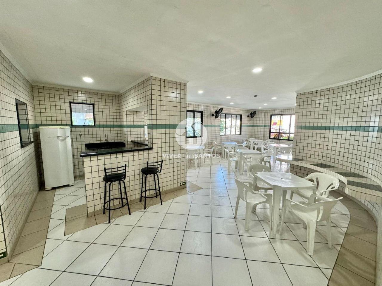 Apartamento 3 quartos, dependência, duas vagas demarcadas e lazer no Embaré em Embaré, Santos — foto 30