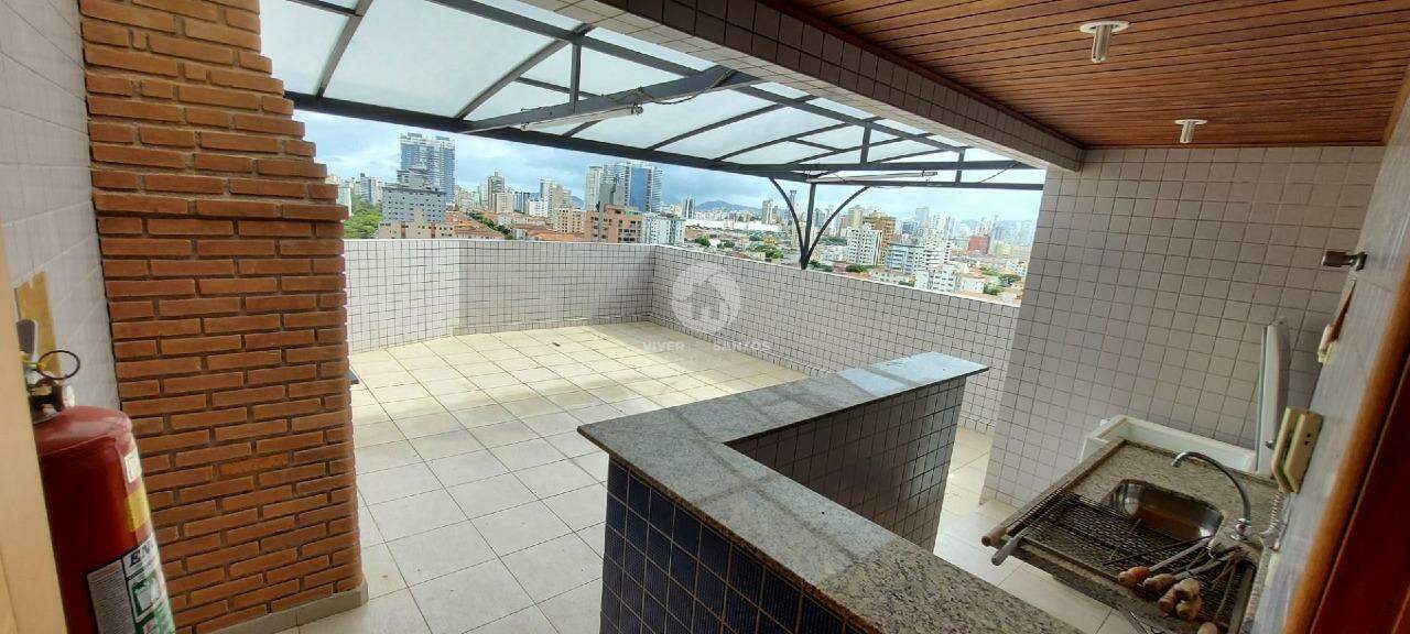 Apartamento 2 Dormitórios, Sacada, Piscina e Vaga Demarcada na Aparecida – Santos/SP em Aparecida, Santos — foto 20