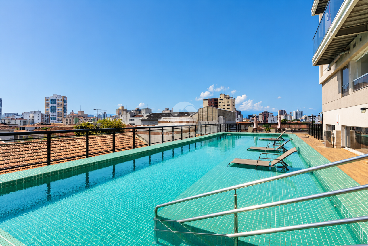 Apartamento 2 Dormitórios, Suíte, Lazer Completo e Piscina no Embaré - Santos SP em Embaré, Santos — foto 15