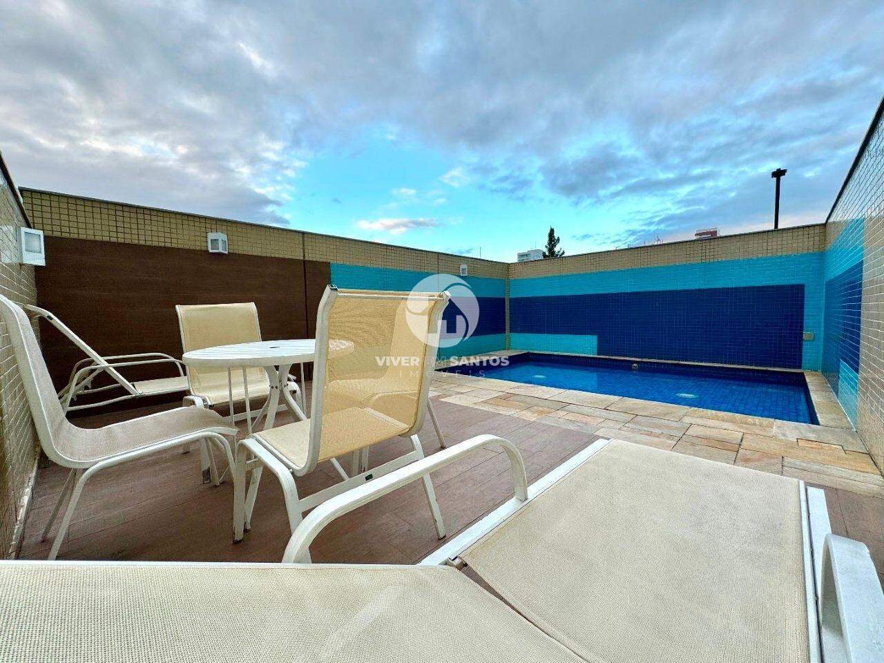 Apartamento Reformado, 2 Dormitórios, Vista Livre, Varanda com Churrasqueira e Lazer no Campo Grande – Santos/SP em Campo Grande, Santos — foto 29