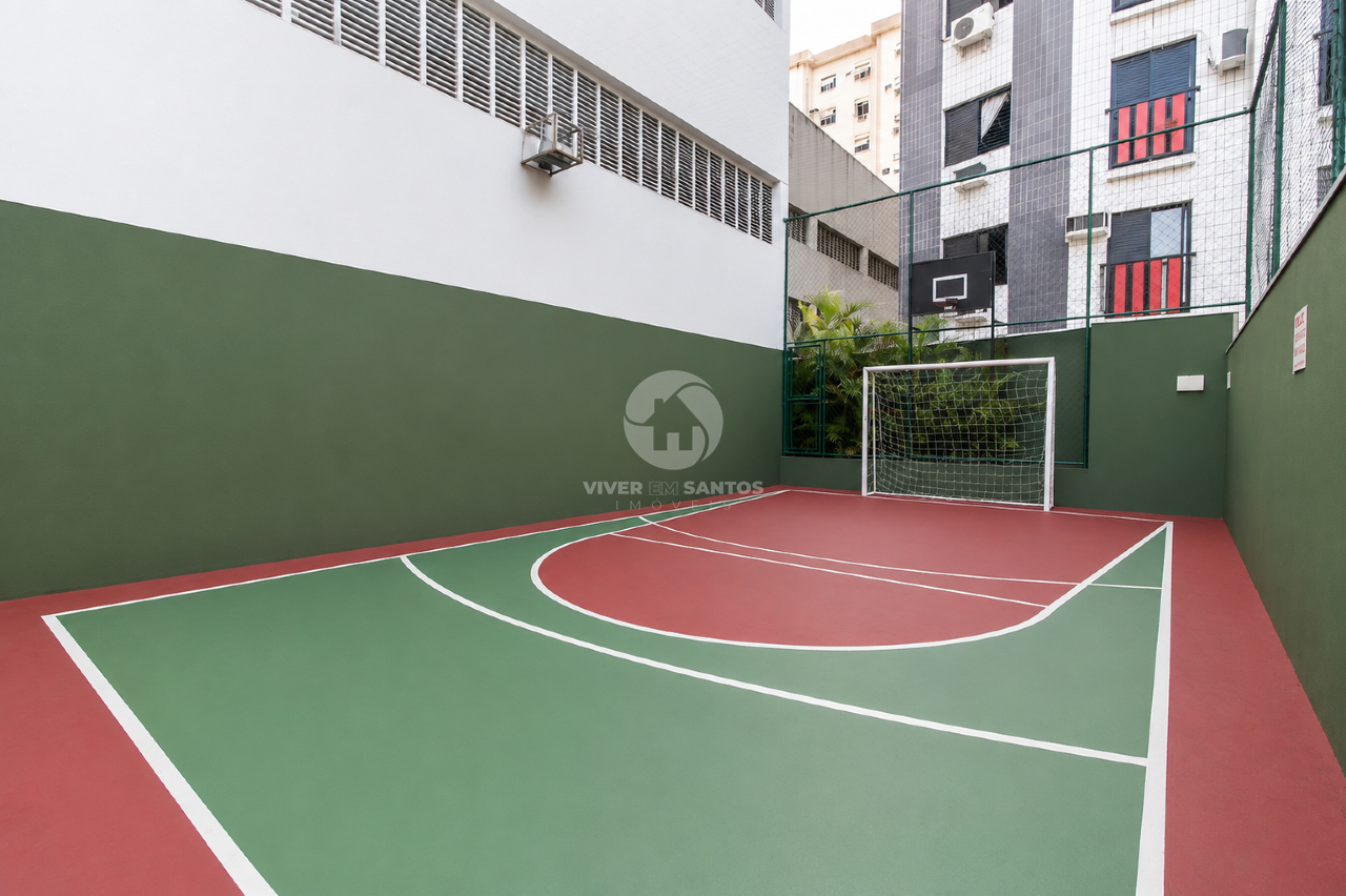 Apartamento Reformado, 2 Dormitórios, Vista Livre, Varanda com Churrasqueira e Lazer no Campo Grande – Santos/SP em Campo Grande, Santos — foto 31