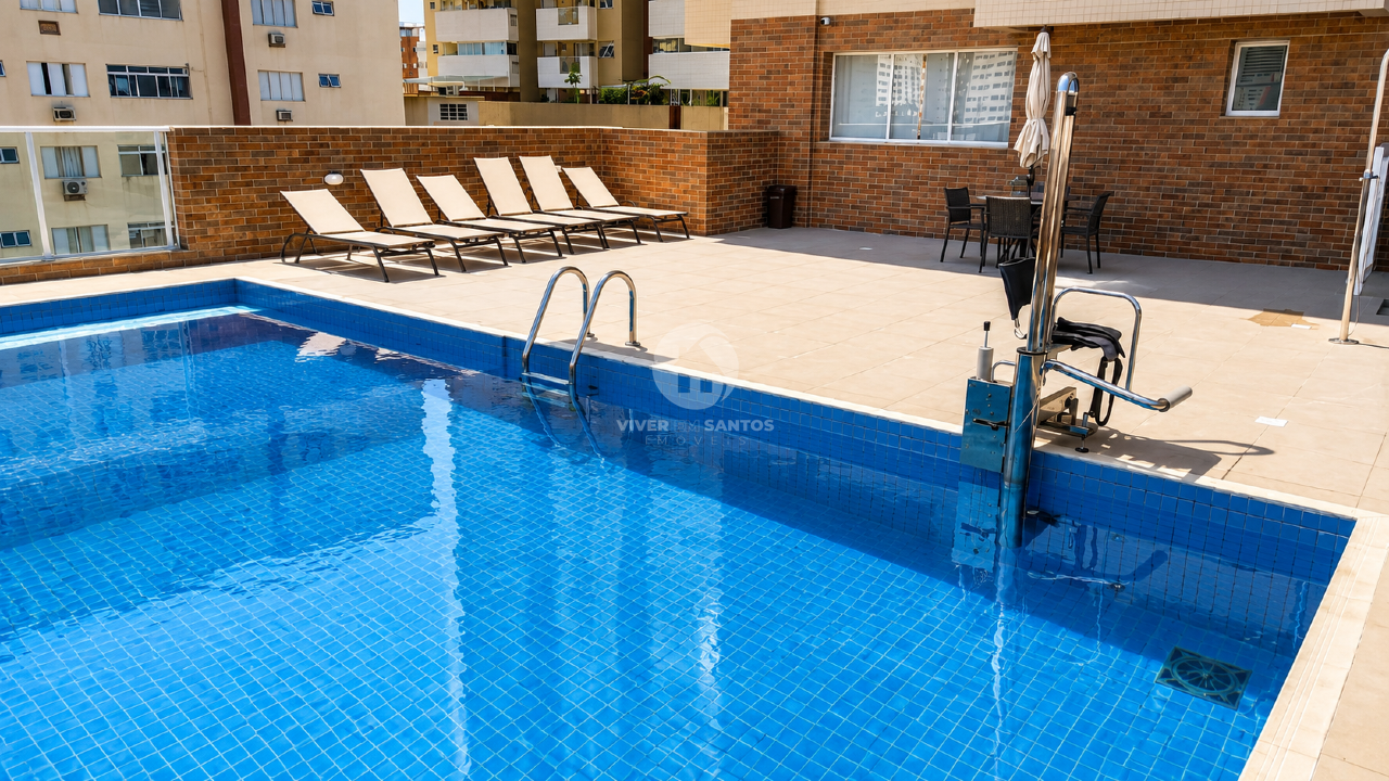 Lindo Apartamento Studio - Conforto e Lazer Completo! em Campo Grande, Santos — foto 20
