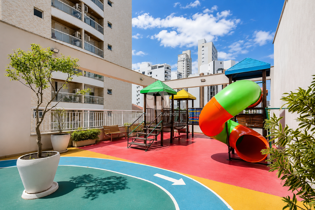 Apartamento com Vista Mar, 3 Suítes, Varanda Gourmet, 2 Vagas e Lazer Completo no Boqueirão – Santos/SP em Boqueirão, Santos — foto 30