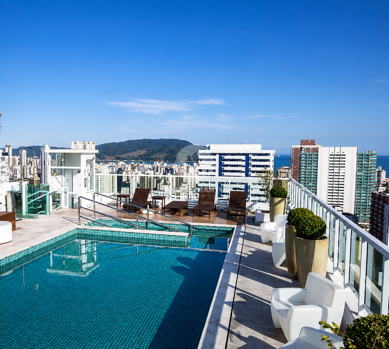 Cobertura Boqueirão vista livre espetacular 2 dormitórios 140 m em Boqueirão, Santos — foto 28