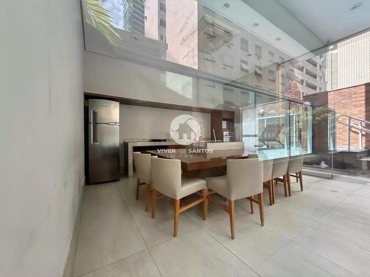 Flat Mobiliado 53 m², Vista para o Mar, 2 Varandas e Serviços de Apart-Hotel no Gonzaga – Santos/SP em Gonzaga, Santos — foto 39