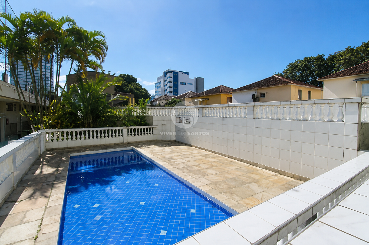 Apartamento 1 Dormitório, Planta Ampla, Elevador e Lazer com Piscina na Vila Belmiro – Santos/SP em Vila Belmiro, Santos — foto 23