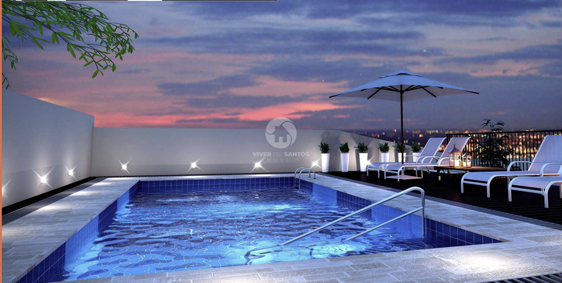 Apartamento Duplex Novo 3 quartos sendo 1 suíte e varanda com churrasqueira - 3 vagas e lazer em Vila Mathias, Santos — foto 27