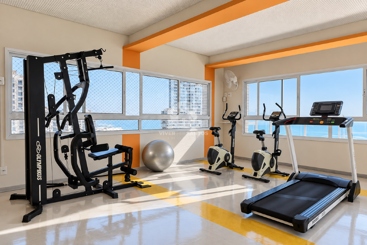 Apartamento 70 m², 2 Dormitórios, Suíte, Varanda, Sol da Manhã e Lazer Completo na Pompéia – Santos/SP em Pompéia, Santos — foto 20