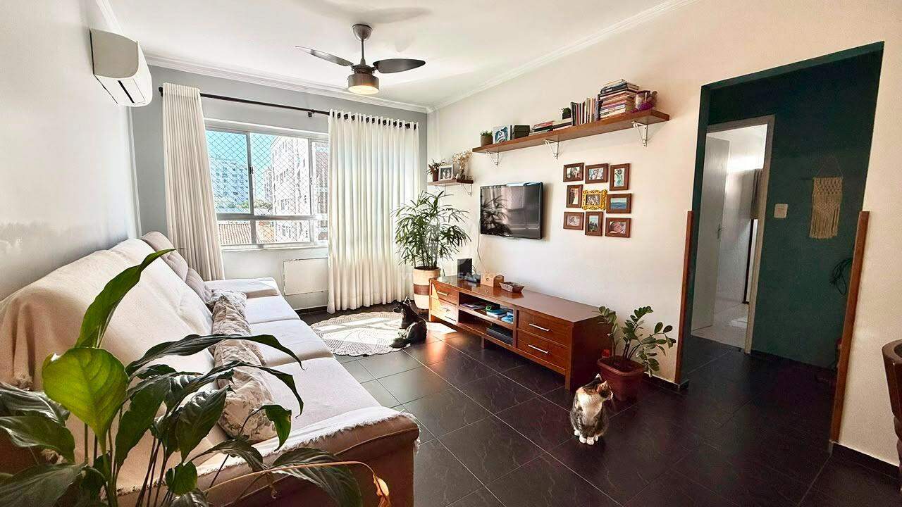 Apartamento 2 Dormitórios, 1 Vaga, de Frente e Elevador no Embaré - Santos SP em Embaré, Santos — foto 3