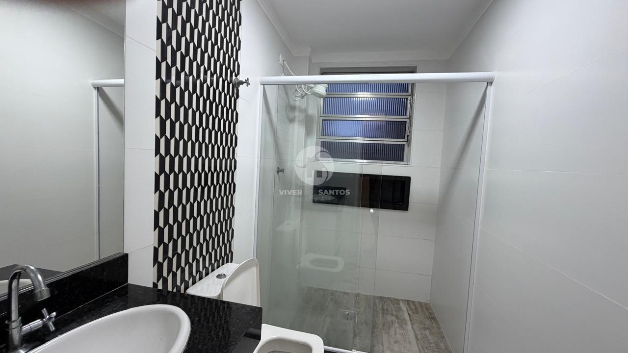 Apartamento Reformado, 2 Dormitórios, Cozinha Planejada e Próximo à Praia no Gonzaga – Santos/SP em Gonzaga, Santos — foto 24