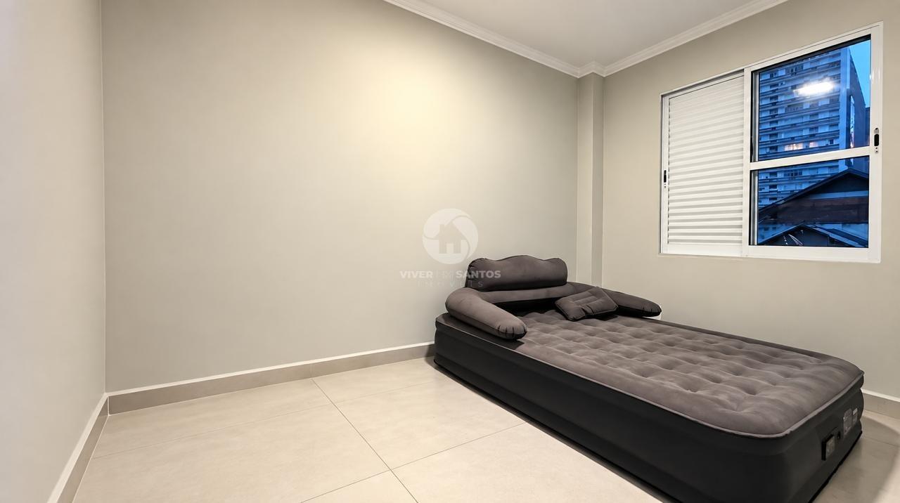 Apartamento Reformado, 2 Dormitórios, Cozinha Planejada e Próximo à Praia no Gonzaga – Santos/SP em Gonzaga, Santos — foto 11
