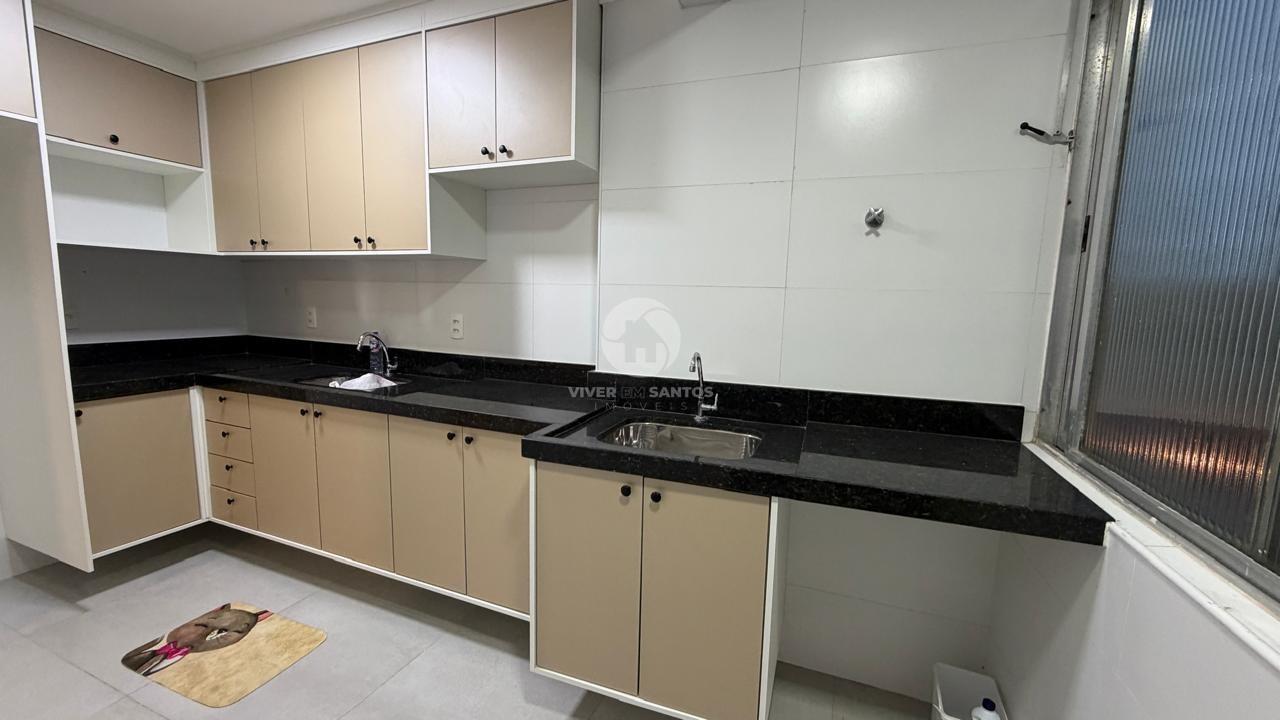 Apartamento Reformado, 2 Dormitórios, Cozinha Planejada e Próximo à Praia no Gonzaga – Santos/SP em Gonzaga, Santos — foto 15