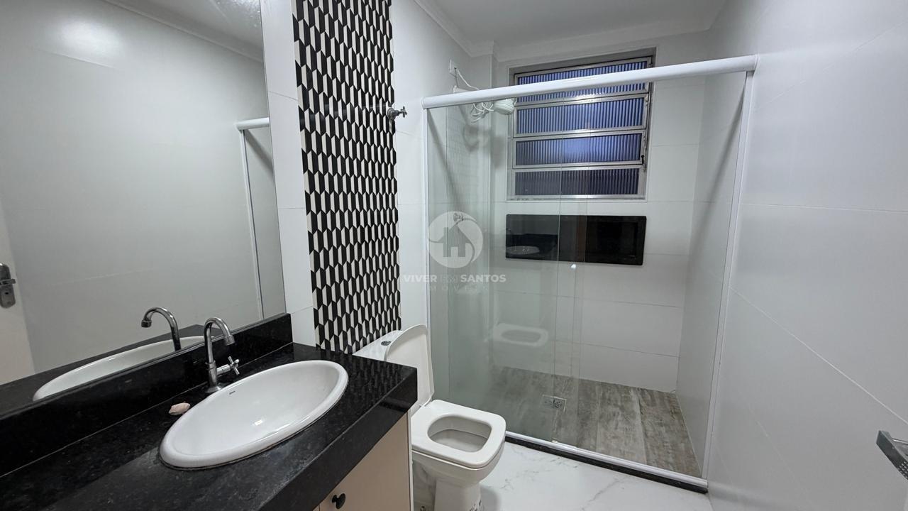 Apartamento Reformado, 2 Dormitórios, Cozinha Planejada e Próximo à Praia no Gonzaga – Santos/SP em Gonzaga, Santos — foto 23