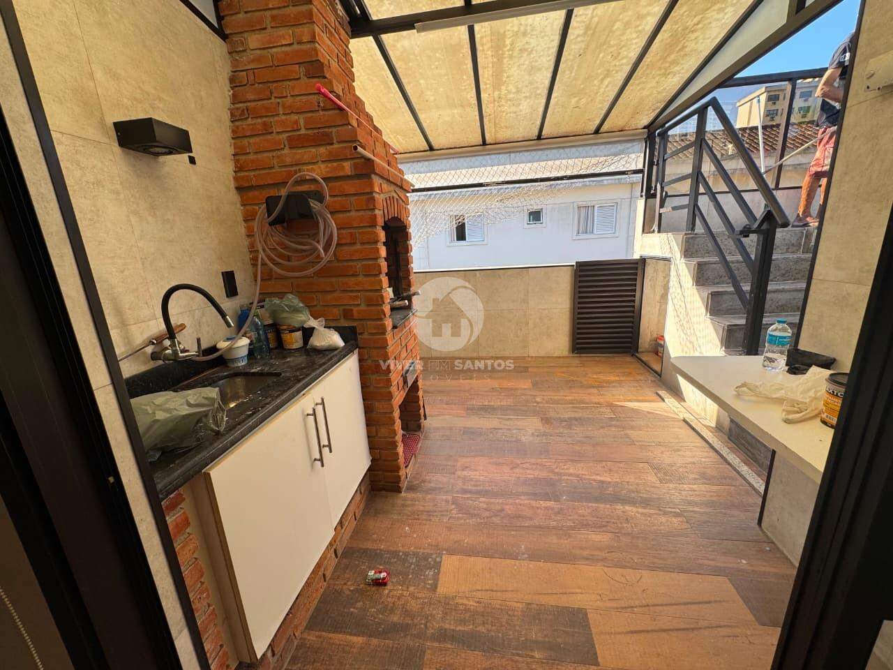 Sobrado Triplex 3 Dormitórios, 2 Vagas, Piscina Aquecida e Churrasqueira no Boqueirão - Santos SP em Boqueirão, Santos — foto 12