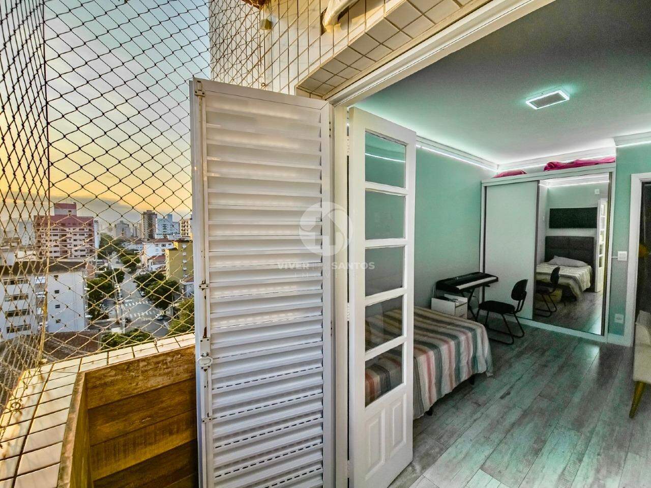 Apartamento 3 Dormitórios, Amplo e Vista Livre - Aparecida Santos SP em Embaré, Santos — foto 16