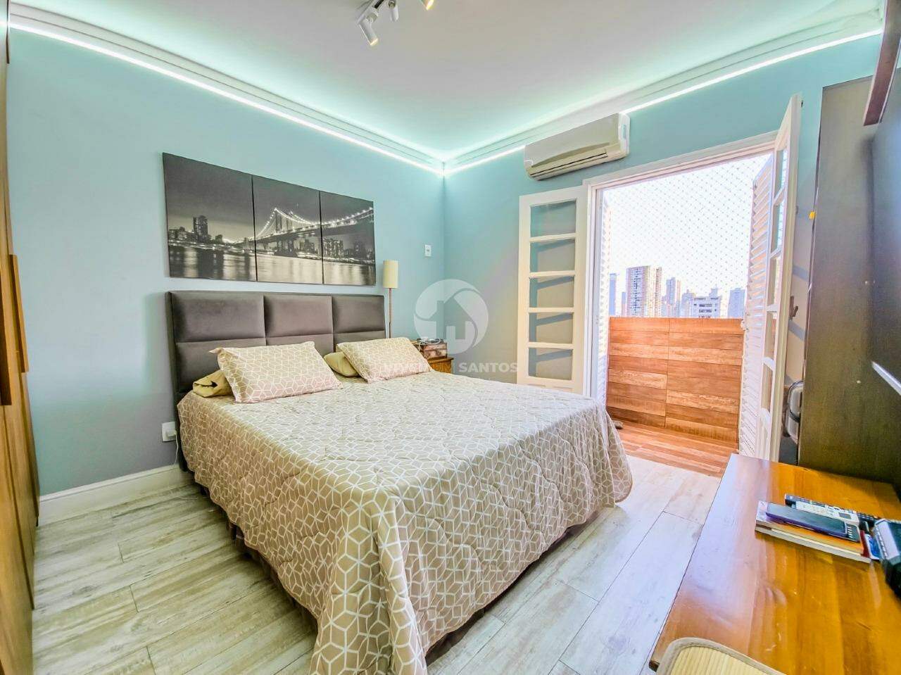 Apartamento 3 Dormitórios, Amplo e Vista Livre - Aparecida Santos SP em Embaré, Santos — foto 9