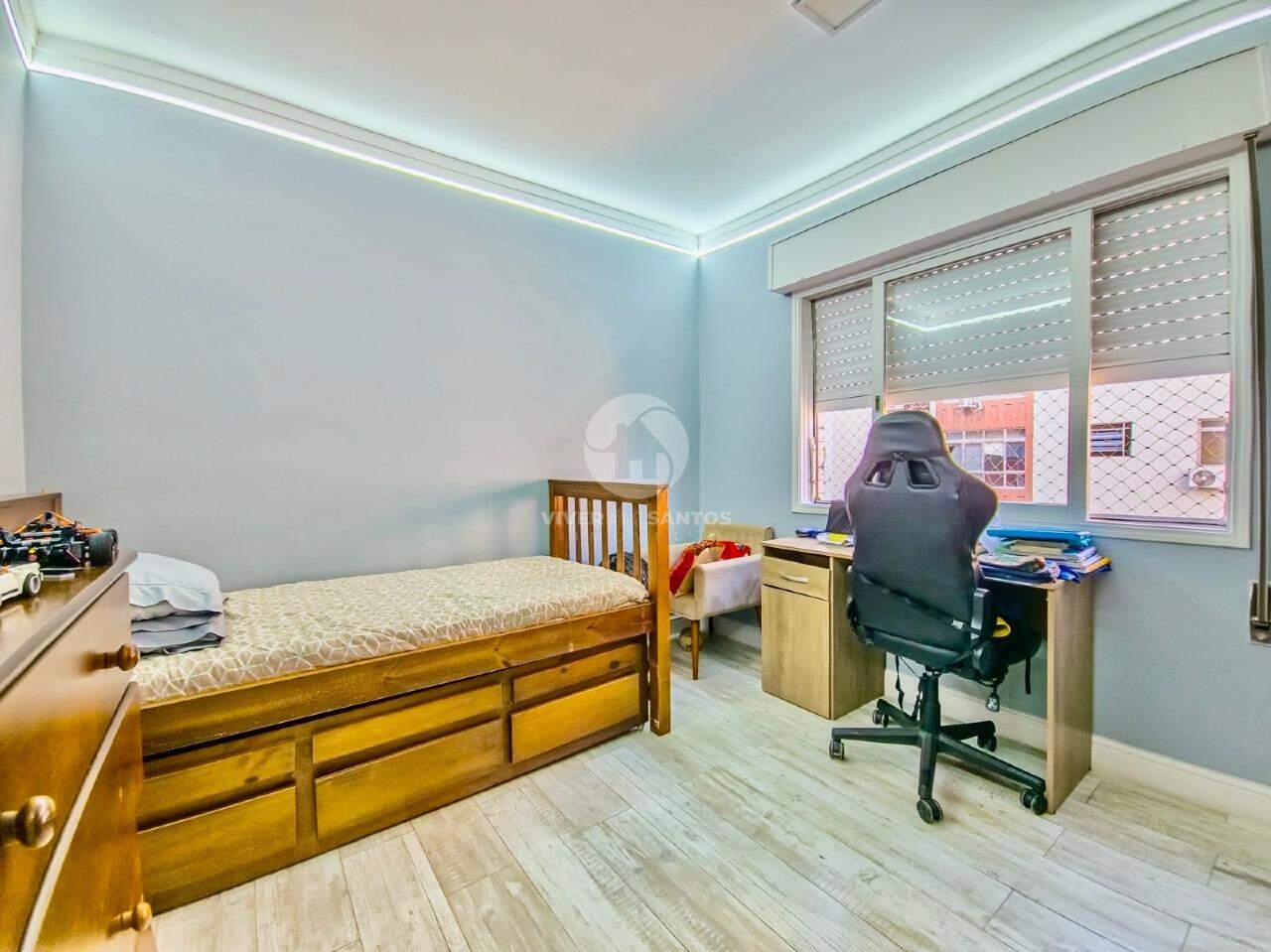 Apartamento 3 Dormitórios, Amplo e Vista Livre - Aparecida Santos SP em Embaré, Santos — foto 23