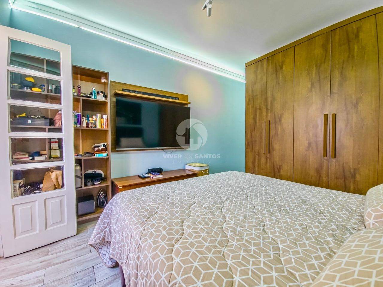 Apartamento 3 Dormitórios, Amplo e Vista Livre - Aparecida Santos SP em Embaré, Santos — foto 12