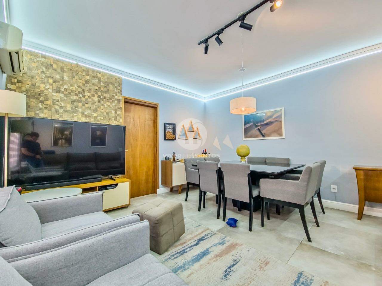 Apartamento 3 Dormitórios, Amplo e Vista Livre - Aparecida Santos SP em Embaré, Santos — foto 5