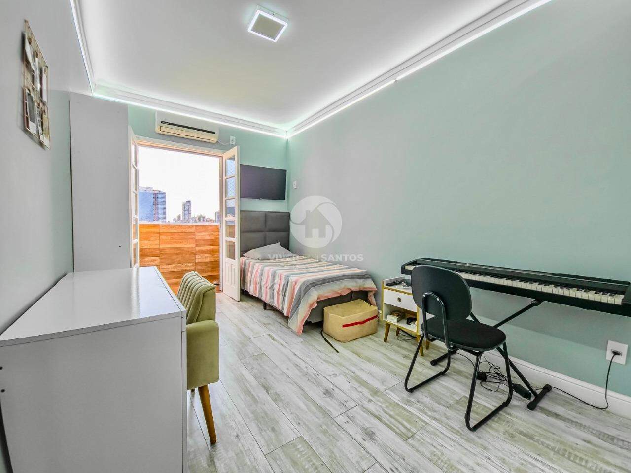 Apartamento 3 Dormitórios, Amplo e Vista Livre - Aparecida Santos SP em Embaré, Santos — foto 24