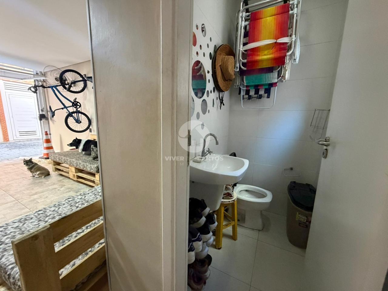 Sobrado em Villagio 2 Suítes, Garagem Fechada e Lazer Completo no Marapé - Santos SP em Vila Mathias, Santos — foto 4