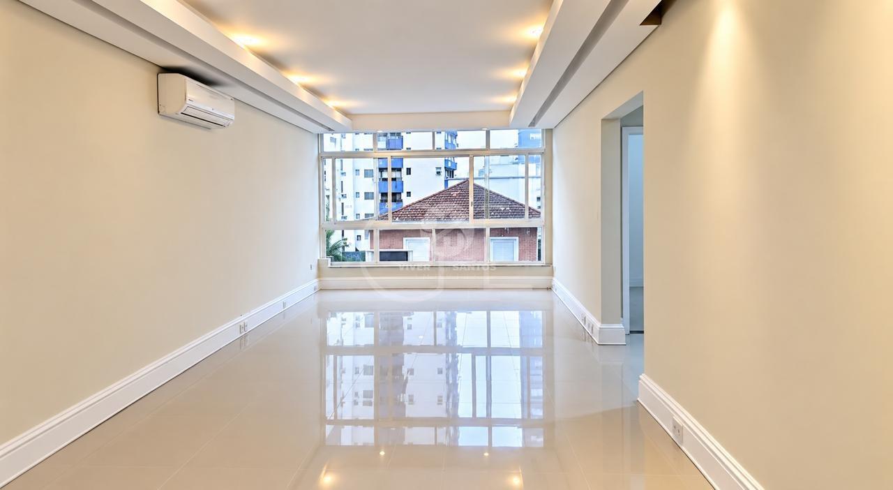 Apartamento de Frente, 2 Dormitórios, Sacada e a 1 Quadra da Praia no Boqueirão – Santos/SP em Boqueirão, Santos — foto 4