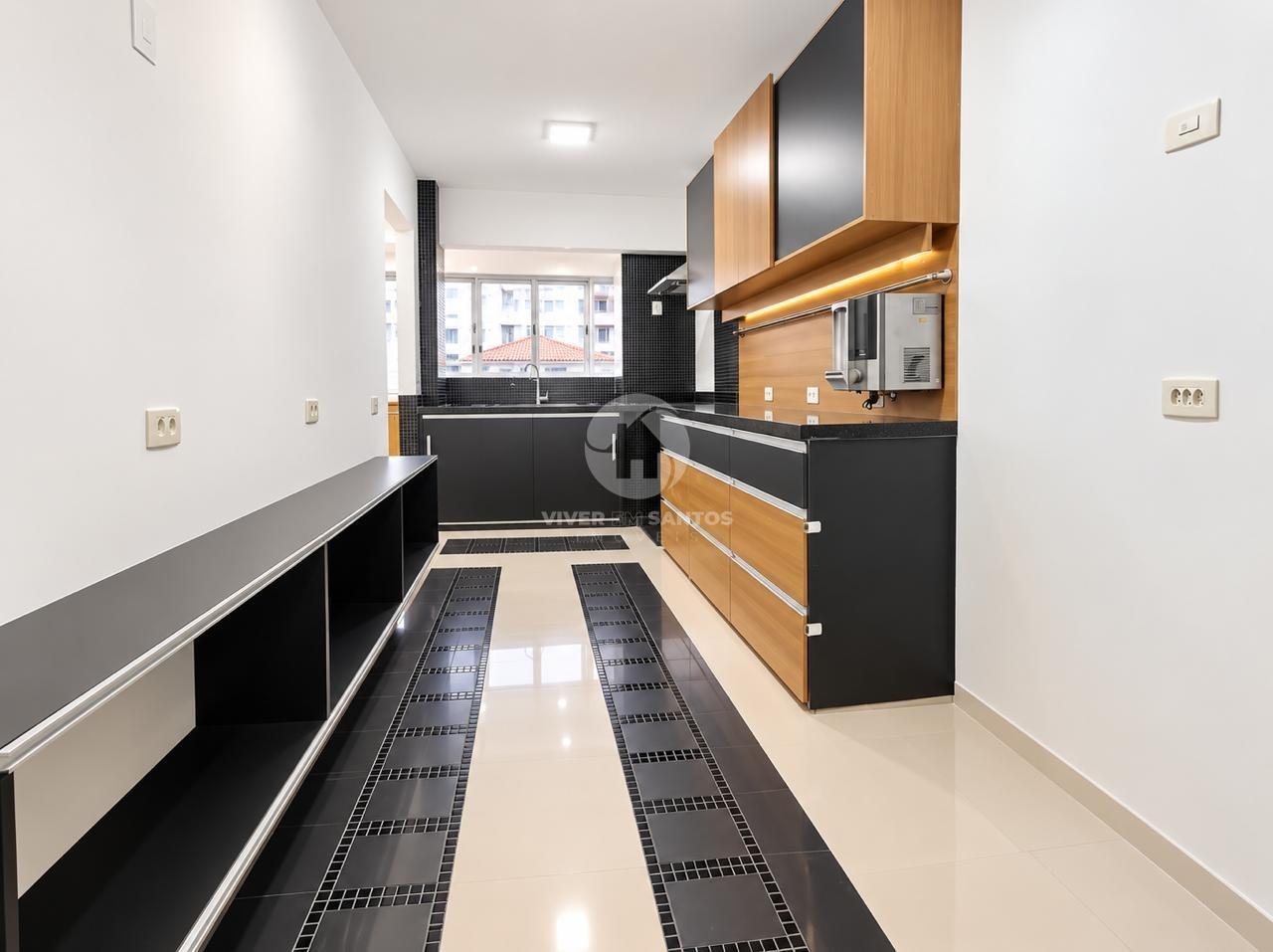 Apartamento de Frente, 2 Dormitórios, Sacada e a 1 Quadra da Praia no Boqueirão – Santos/SP em Boqueirão, Santos — foto 13