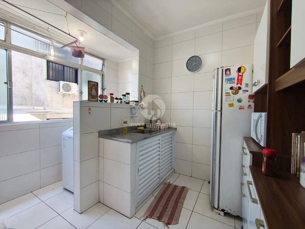 Apartamento Reformado, 2 Dormitórios, Vista Livre e Vaga para Moto no Marapé – Santos/SP em Marapé, Santos — foto 16