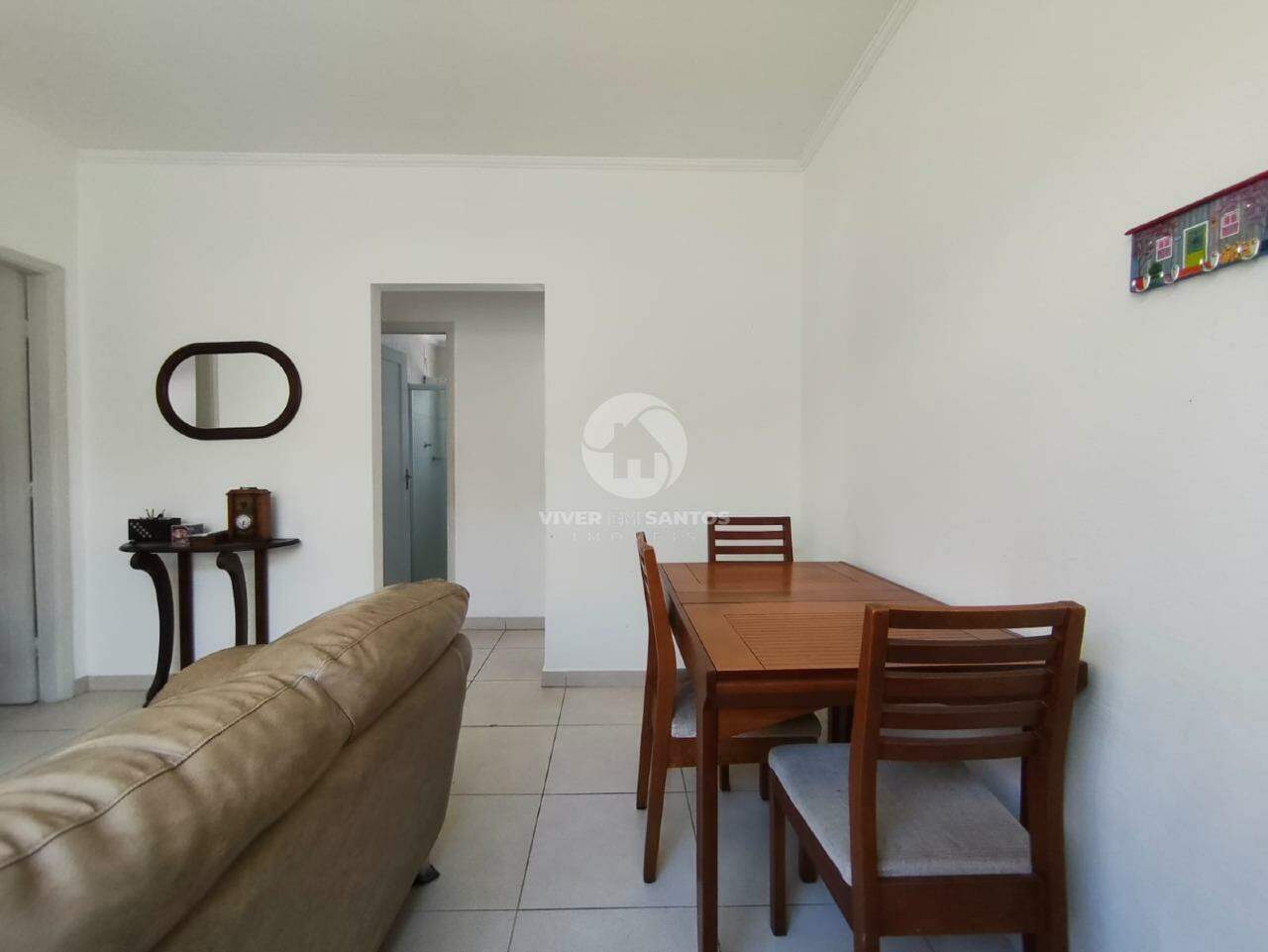 Apartamento Reformado, 2 Dormitórios, Vista Livre e Vaga para Moto no Marapé – Santos/SP em Marapé, Santos — foto 5