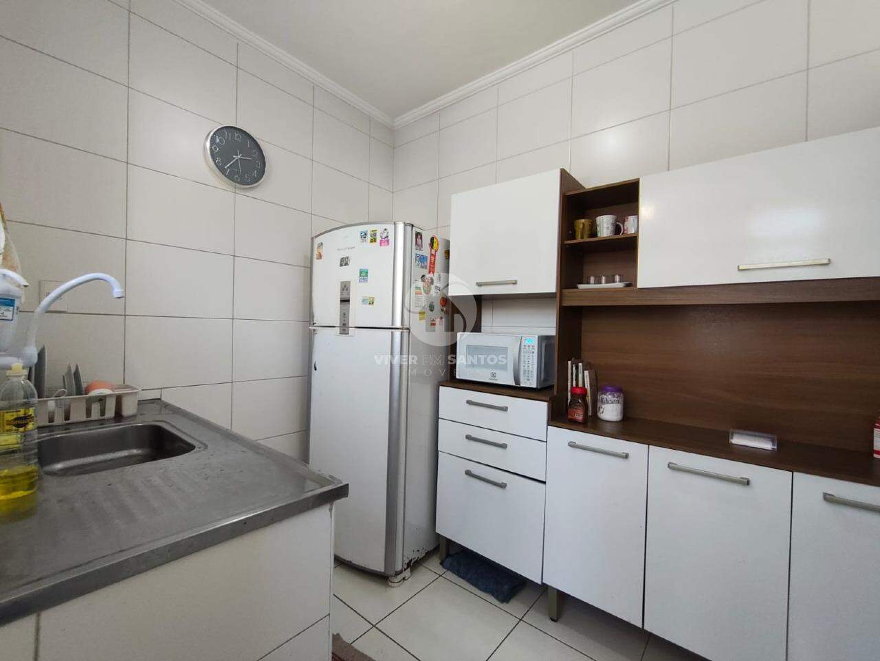 Apartamento Reformado, 2 Dormitórios, Vista Livre e Vaga para Moto no Marapé – Santos/SP em Marapé, Santos — foto 18