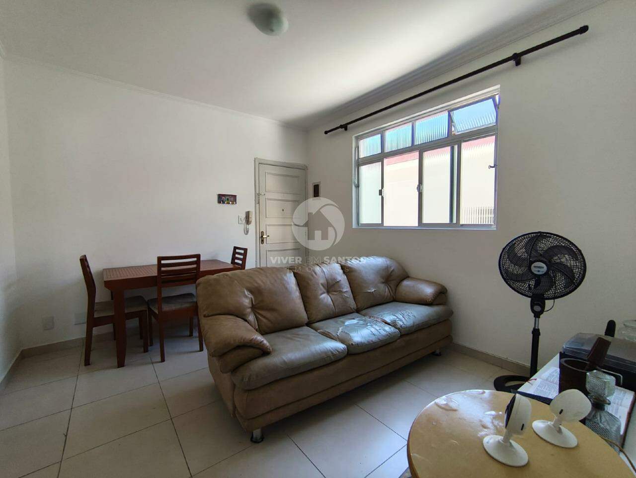 Apartamento Reformado, 2 Dormitórios, Vista Livre e Vaga para Moto no Marapé – Santos/SP em Marapé, Santos — foto 3