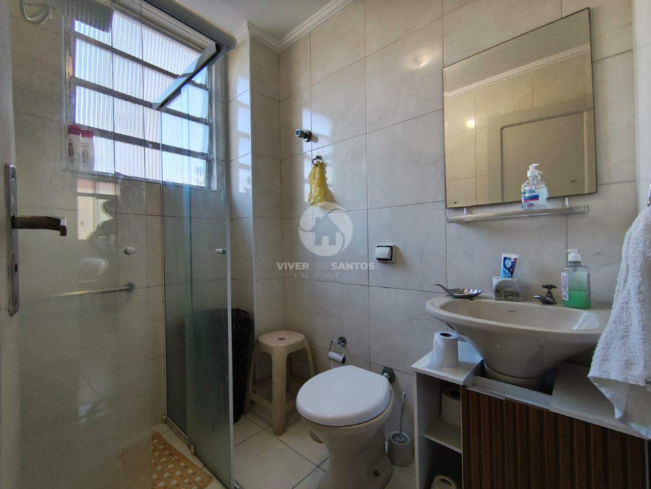 Apartamento Reformado, 2 Dormitórios, Vista Livre e Vaga para Moto no Marapé – Santos/SP em Marapé, Santos — foto 15