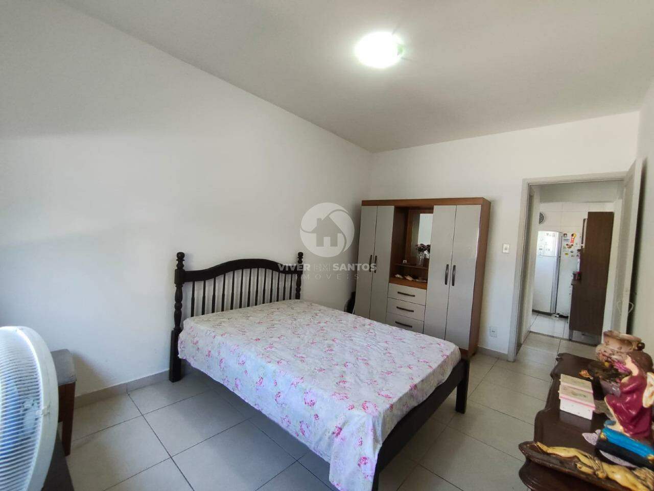 Apartamento Reformado, 2 Dormitórios, Vista Livre e Vaga para Moto no Marapé – Santos/SP em Marapé, Santos — foto 10